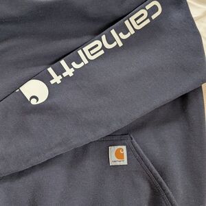 Carhartt Dark Blue Sweatshirt with Logo